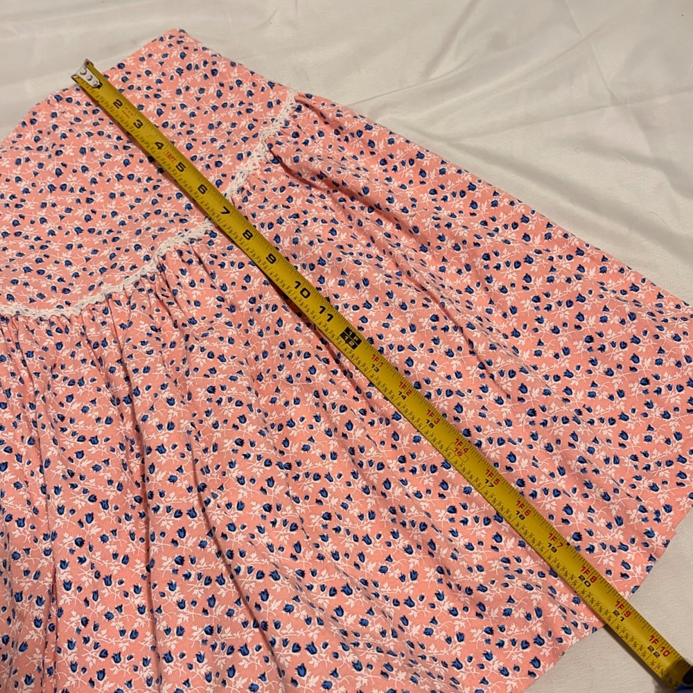 Vintage RAMPAGE Pink Floral Skirt with dainty print and lace detailing - Picture 16 of 16